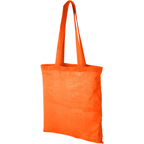 Madras Baumwoll Tragetasche 7L , orange, Baumwolle, 140 g/m2, 38,00cm x 42,00cm (Länge x Höhe), Bild 1