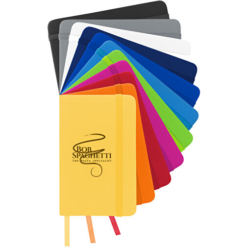 Spectrum A6 Hard Cover Notizbuch , gelb, PU Kunststoff, 14,20cm x 1,00cm x 9,00cm (Länge x Höhe x Breite), Bild 10