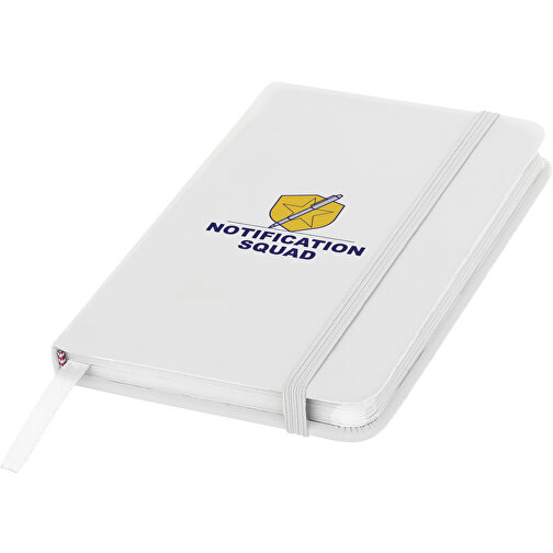 Spectrum A6 Hard Cover Notizbuch , weiß, PU Kunststoff, 14,20cm x 1,00cm x 9,00cm (Länge x Höhe x Breite), Bild 5