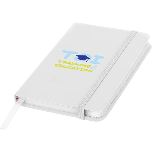 Spectrum A6 Hard Cover Notizbuch , weiß, PU Kunststoff, 14,20cm x 1,00cm x 9,00cm (Länge x Höhe x Breite), Bild 6