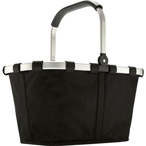 Carrybag , Reisenthel, schwarz/silver, hochwertiges Polyestergewebe, wasserabweisend, 48,00cm x 28,00cm x 29,00cm (Länge x Höhe x Breite), Bild 1