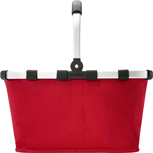 Carrybag , Reisenthel, rot, Obermaterial: hochwertiges recyceltes Polyestergewebe, wasserabweisend, 48,00cm x 28,00cm x 29,00cm (Länge x Höhe x Breite), Bild 2