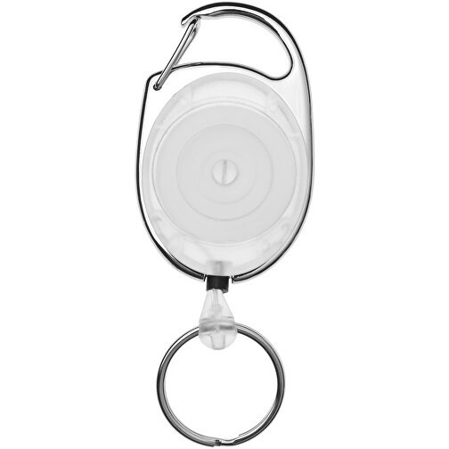 Gerlos Schlüsselkette Mit Rollerclip , weiß, ABS Kunststoff, 3,50cm x 6,50cm x 1,00cm (Länge x Höhe x Breite), Bild 7