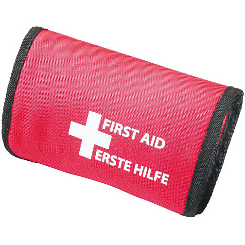Notfall-Set 'Bag', Groß , rot/schwarz, Textil, 14,50cm x 21,00cm (Länge x Breite), Bild 1