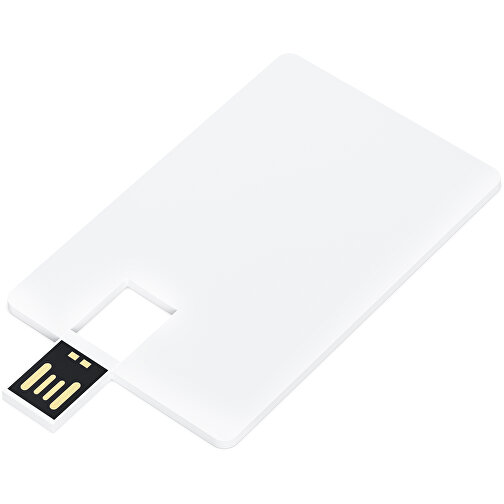 USB Stick CARD Swivel 2.0 4GB Mit Verpackung , Promo Effects MB , weiß MB , 4 GB , Aluminium MB , 3 - 10 MB/s MB , 8,45cm x 0,25cm x 52,50cm (Länge x Höhe x Breite), Bild 4