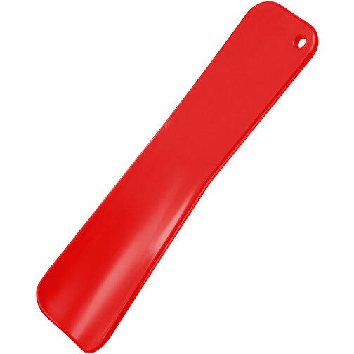 Schuhlöffel, Kurz , rot, PS, 15,00cm x 1,50cm x 4,20cm (Länge x Höhe x Breite), Bild 1