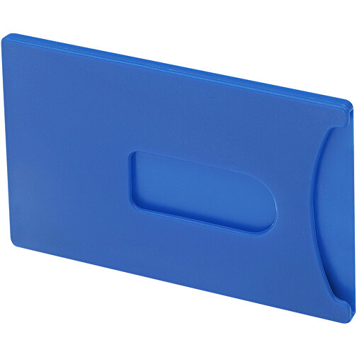 Kreditkartenhülle, Starr , blau, PS, 9,00cm x 0,40cm x 5,80cm (Länge x Höhe x Breite), Bild 1