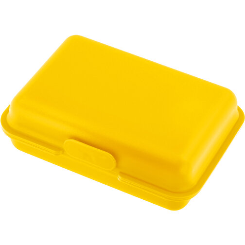 Brotdose/Butterdose , gelb, PP, 15,30cm x 5,00cm x 10,60cm (Länge x Höhe x Breite), Bild 1