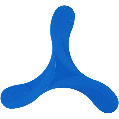 Bumerang 'Design' , blau, PP, 23,50cm x 0,30cm x 23,50cm (Länge x Höhe x Breite), Bild 1