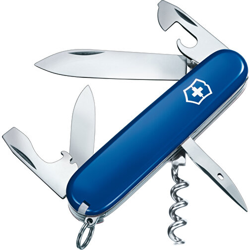 SPARTAN - Victorinox Schweizer Messer , Victorinox, blau, hochlegierter, rostfreier Stahl, 9,10cm x 1,50cm x 2,65cm (Länge x Höhe x Breite), Bild 2